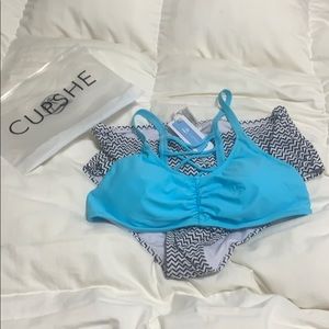 High waisted bikini, brand new with tags